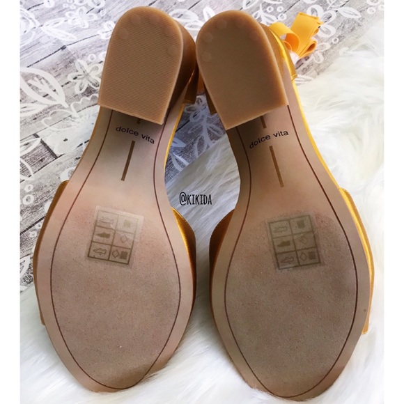 Dolce Vita Satin Heels - Picture 5 of 8